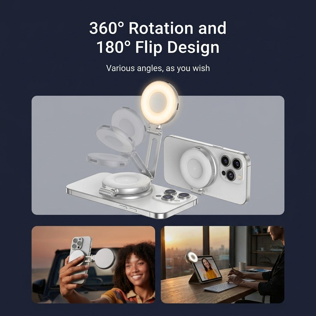 SnapGlow phone light for product photography