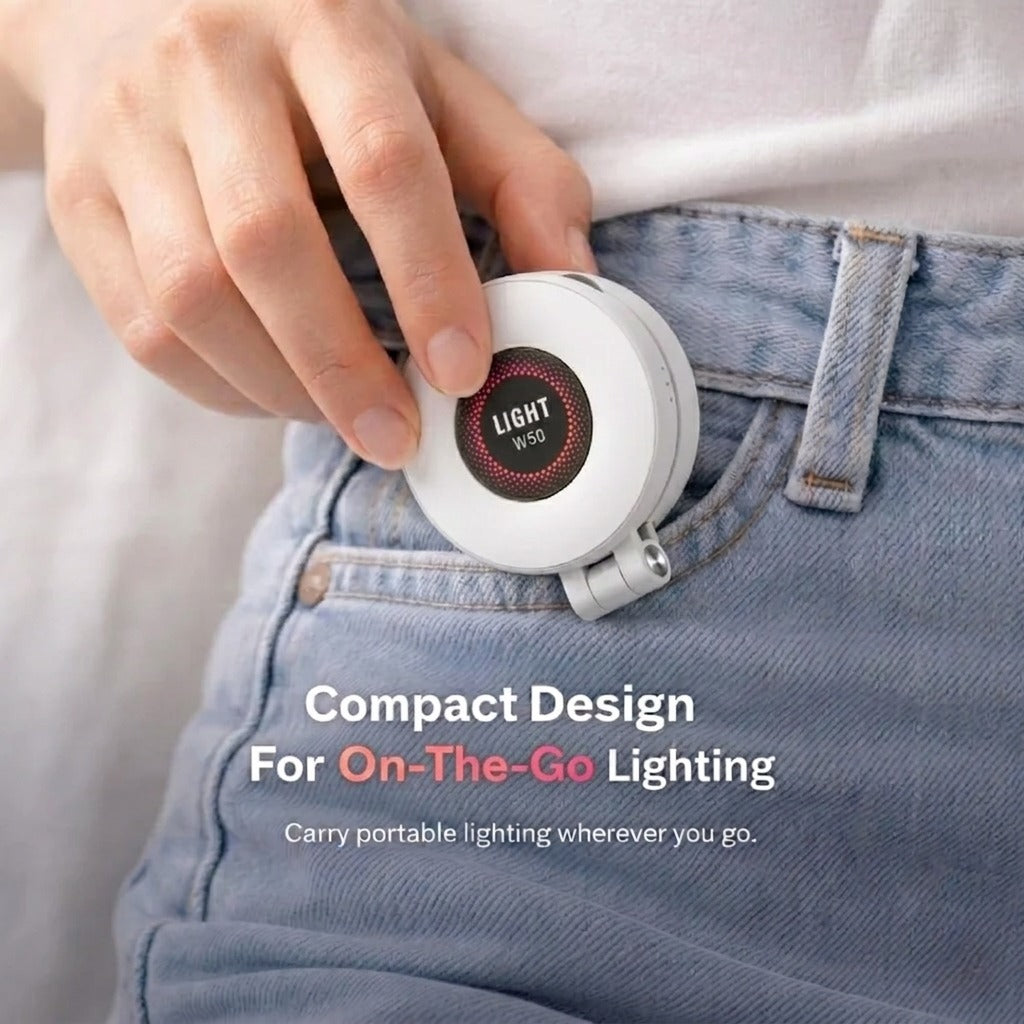 SnapGlow compact phone light for video calls