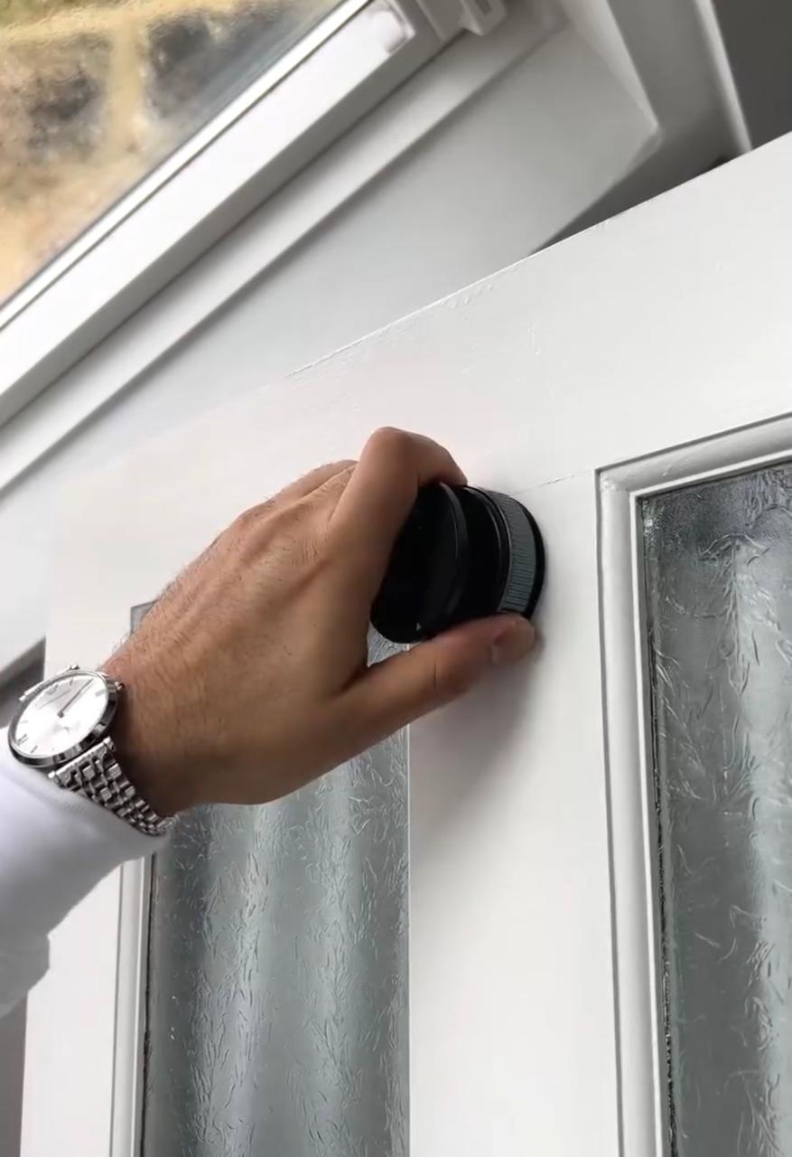 MagLock attached to a surface